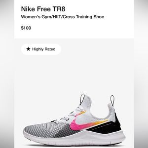 **NEW** Nike Free TR8 cross training shoes